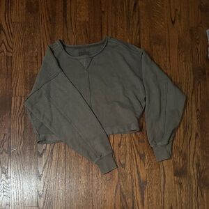 Aerie Olive Crop Top